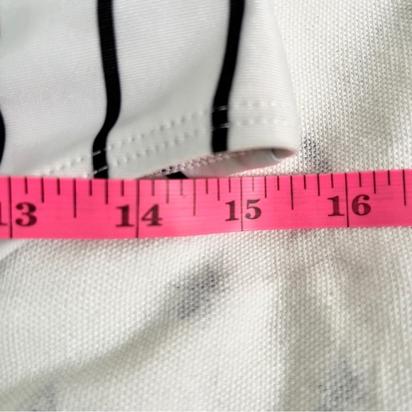 Cupshe Stay Young Vertical Stripe One-Piece Swimsuit – Black/White, Size XS/S - Picture 15 of 16